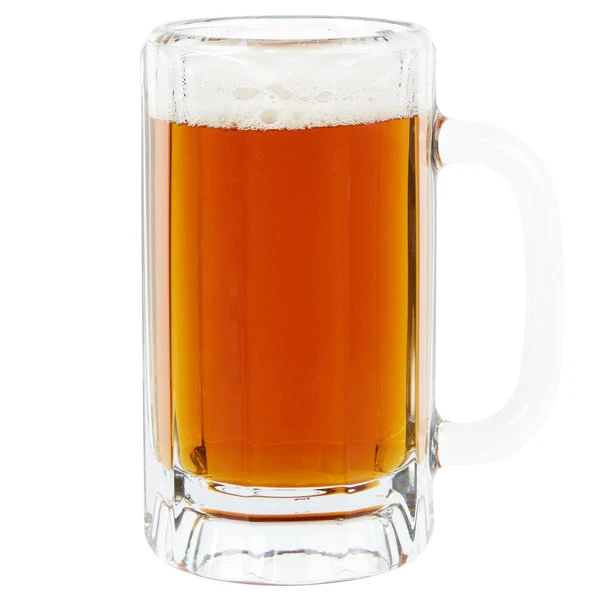 Libbey 5020 16 Oz. Paneled Beer Mug - 12/Case - Image 3