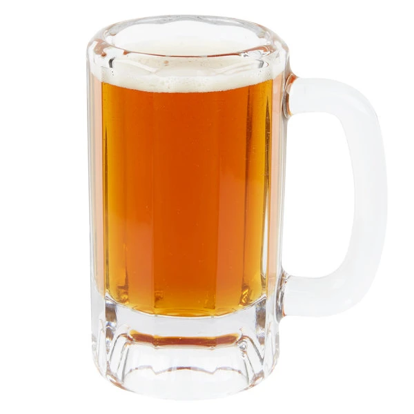 Libbey 5016 12 Oz. Paneled Beer Mug - 12/Case - Image 3