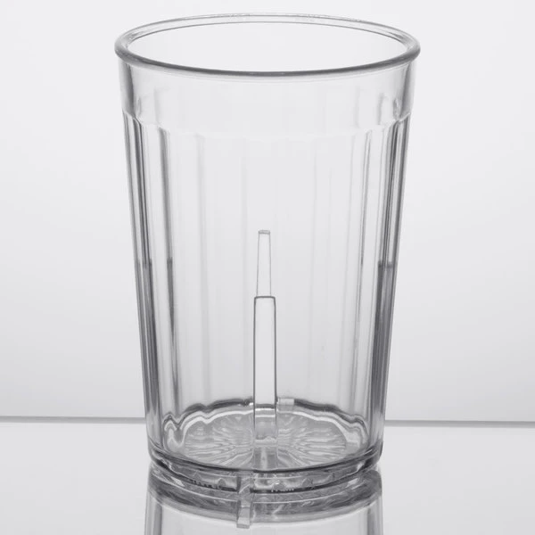 GET Enterprises GET 8805-1-CL Spektrum 5 Oz. Clear Customizable SAN Plastic Tumbler - 72/Case - Image 2