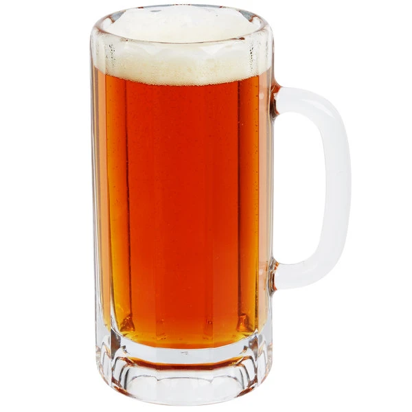 Libbey 5327 22 Oz. Paneled Beer Mug - 12/Case - Image 3