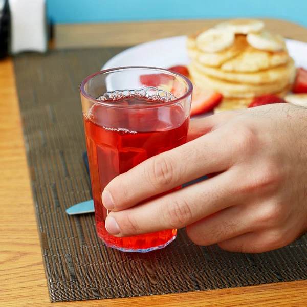 Cambro NT8152 Newport 7.7 Oz. Clear Customizable SAN Plastic Tumbler - 36/Case - Image 3