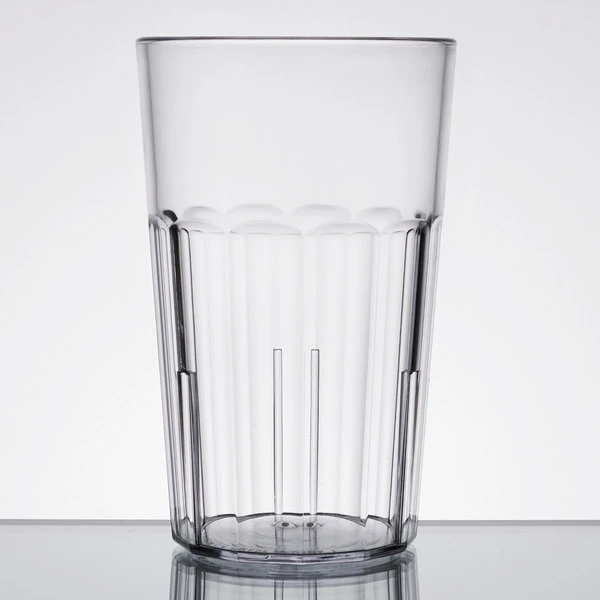 Cambro NT14152 Newport 14 Oz. Clear Customizable SAN Plastic Tumbler - 36/Case - Image 2