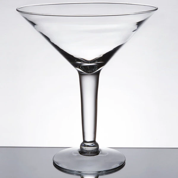 Libbey Super Stems 44 Oz. Customizable Super Martini Glass - 6/Case - Image 2