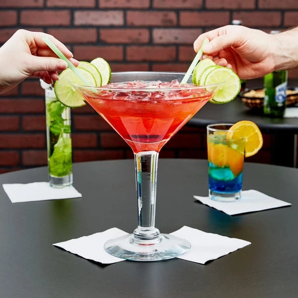 Libbey Super Stems 44 Oz. Customizable Super Martini Glass - 6/Case