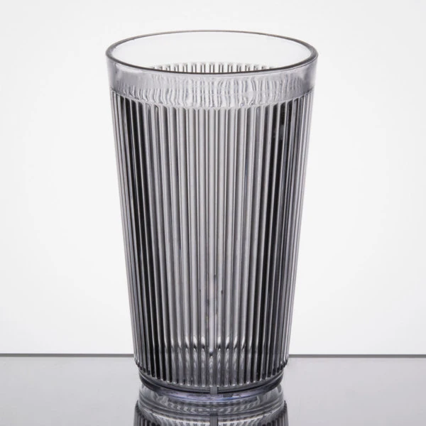 Carlisle 401207 Crystalon Stack-All 12.3 Oz. Clear SAN Plastic Tumbler - 12/Case - Image 2