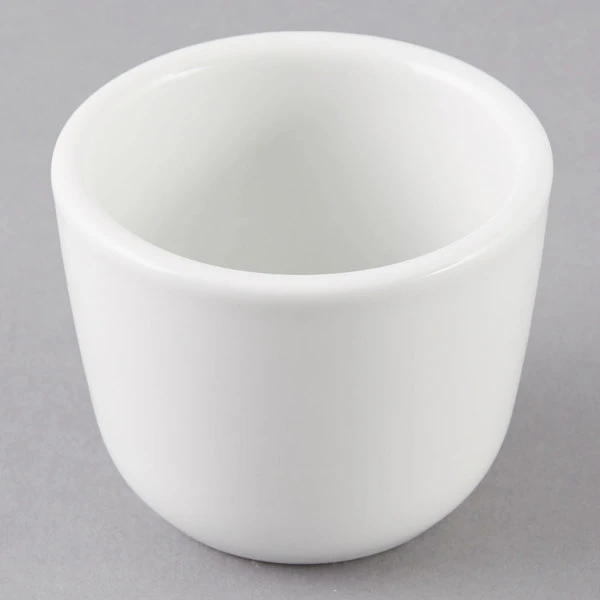 Tuxton ALF-0455 Alaska 4.5 Oz. Porcelain White China Chinese / Asian Sake Tea Cup - 36/Case - Image 2