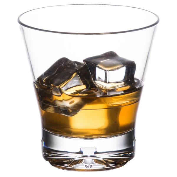 Thunder Group PLTHRG212C 12 Oz. Plastic Starburst Rocks / Old Fashioned Glass - Image 6