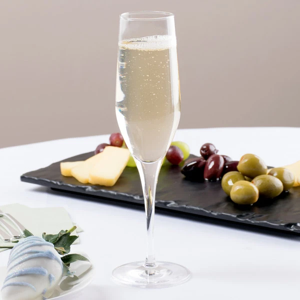 Stolzle 1470007T Exquisit 6.25 Oz. Flute Glass - 6/Pack