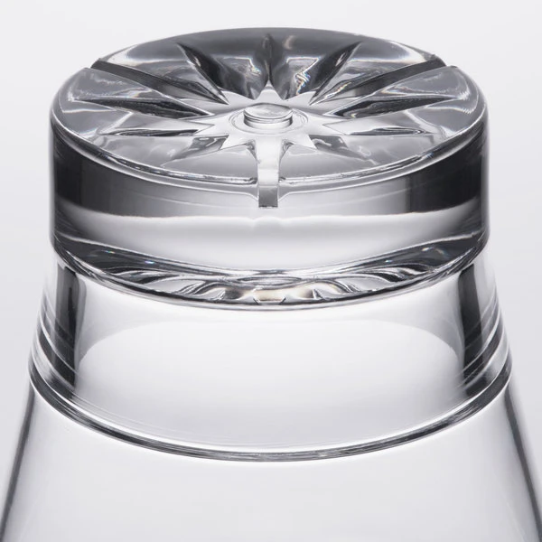 Thunder Group PLTHRG212C 12 Oz. Plastic Starburst Rocks / Old Fashioned Glass - Image 5