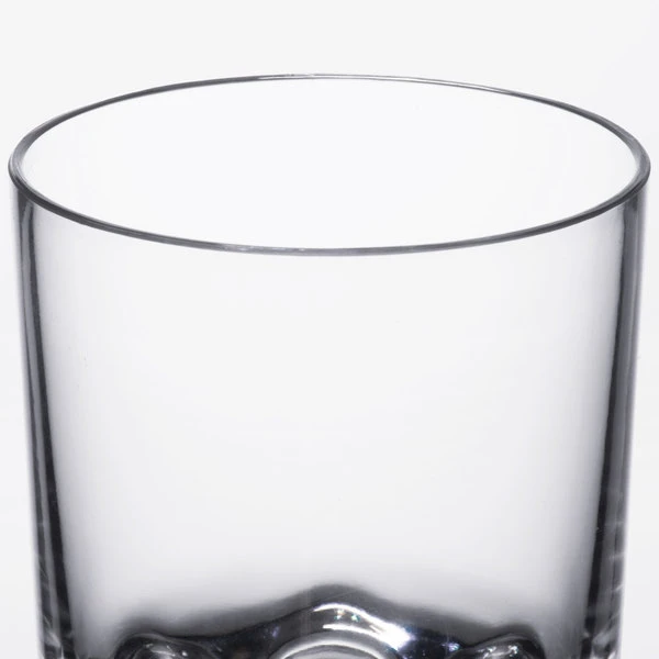 Thunder Group PLTHRG012C 12 Oz. Plastic Heavy Base Classic Rocks / Old Fashioned Glass - Image 4