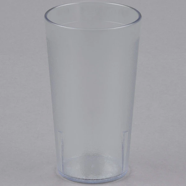Cambro 1200P152 Colorware 12.6 Oz. Clear Customizable SAN Plastic Tumbler - 72/Case - Image 2