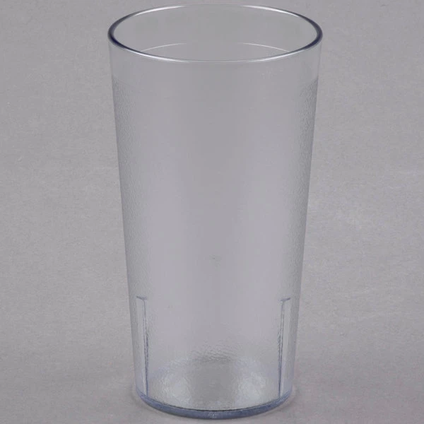 Cambro 1600P152 Colorware 16.4 Oz. Clear Customizable SAN Plastic Tumbler - 72/Case - Image 2