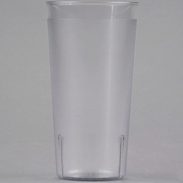 Cambro 2000P152 Colorware 22 Oz. Clear Customizable SAN Plastic Tumbler - 6/Pack - Image 2