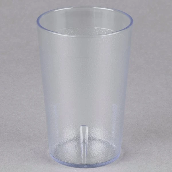 Cambro 800P2152 Colorware 7.8 Oz. Clear Customizable SAN Plastic Tumbler - 24/Case - Image 2