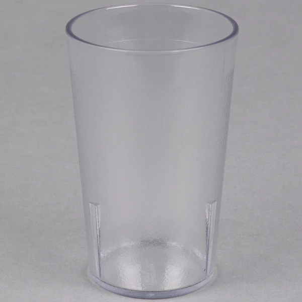 Cambro 950P2152 Colorware 9.8 Oz. Clear Customizable SAN Plastic Tumbler - 24/Case - Image 2