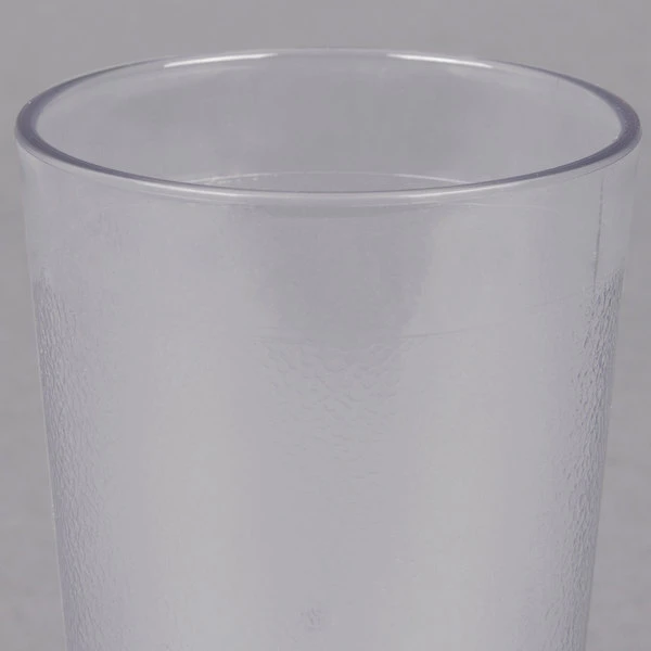Cambro 950P2152 Colorware 9.8 Oz. Clear Customizable SAN Plastic Tumbler - 24/Case - Image 3