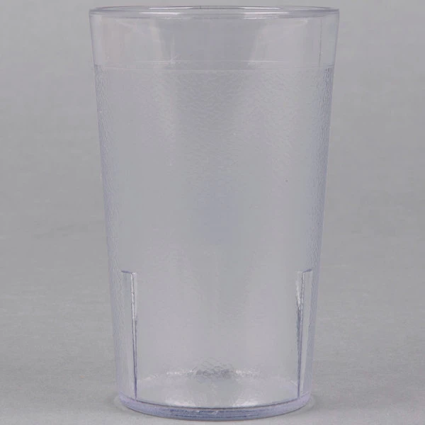 Cambro 950P152 Colorware 9.8 Oz. Clear Customizable SAN Plastic Tumbler - 72/Case - Image 2