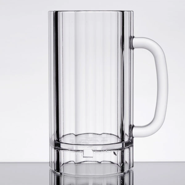 GET Enterprises GET 00087-PC-CL 20 Oz. Customizable Plastic Beer Mug - 12/Case - Image 2