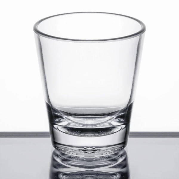 Carlisle 560107 Alibi 1.5 Oz. SAN Plastic Shot Glass - 24/Case - Image 2