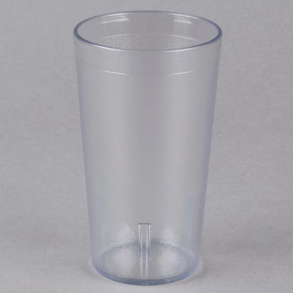 Carlisle 521207 Stackable 12 Oz. Clear SAN Plastic Tumbler - 72/Case - Image 2