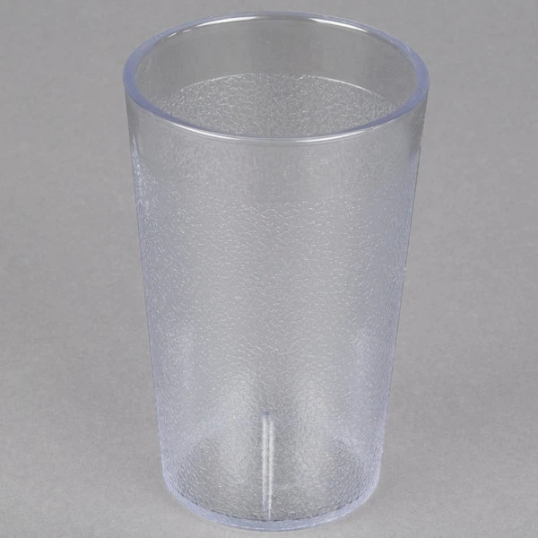 Carlisle 550607 Stackable 9.5 Oz. Clear SAN Plastic Tumbler - 72/Case - Image 2