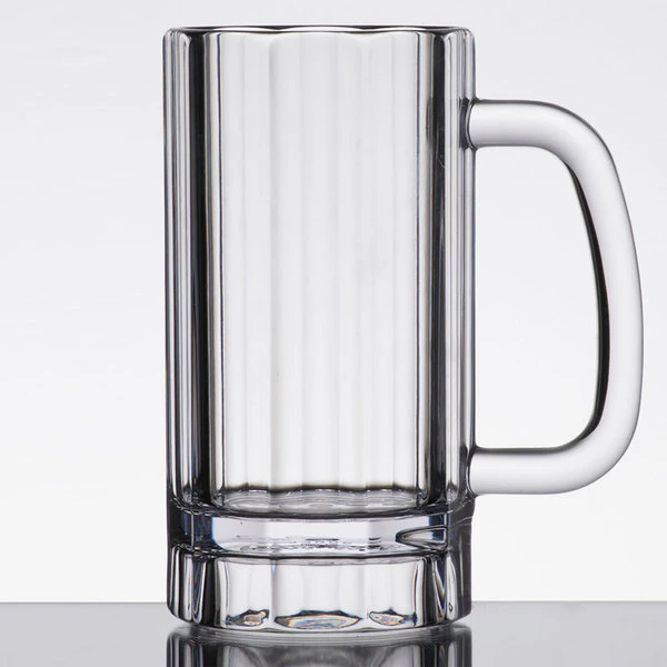 Carlisle 4396507 Lexington 16 Oz. Plastic Beer Mug - 12/Case - Image 2