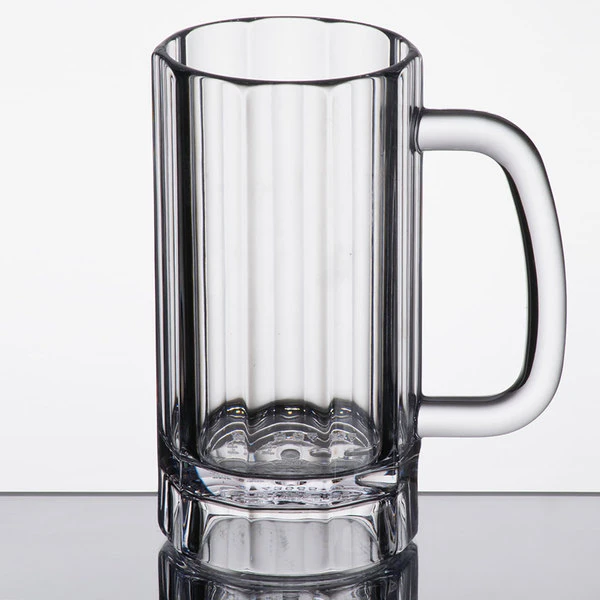 Carlisle 4396507 Lexington 16 Oz. Plastic Beer Mug - 12/Case - Image 3