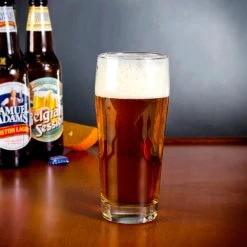 Libbey 14816HT 16 Oz. Rim Tempered Pub Glass - 12/Case