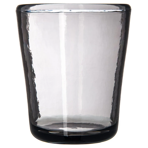 Carlisle MIN544018 Mingle 12 Oz. Smoke Tritan Plastic Double Rocks / Old Fashioned Glass - 12/Case - Image 2