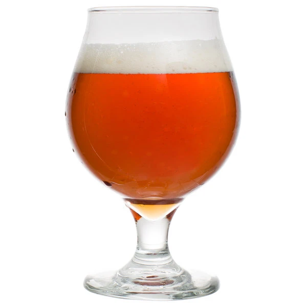 Libbey 3808 16 Oz. Customizable Belgian Beer / Tulip Glass - 12/Case - Image 3