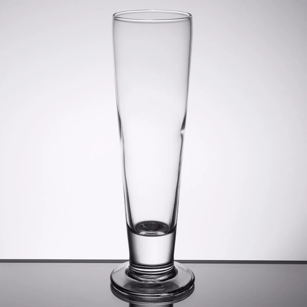 Libbey 3823 Catalina 14 Oz. Customizable Tall Footed Pilsner Glass - 24/Case - Image 2