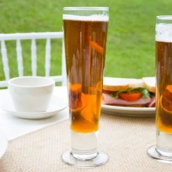 Libbey 3828 Catalina 12 Oz. Customizable Footed Pilsner Glass - 24/Case