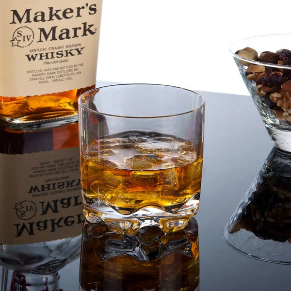 Thunder Group PLTHRG008C 8.5 Oz. Plastic Heavy Base Classic Rocks / Old Fashioned Glass