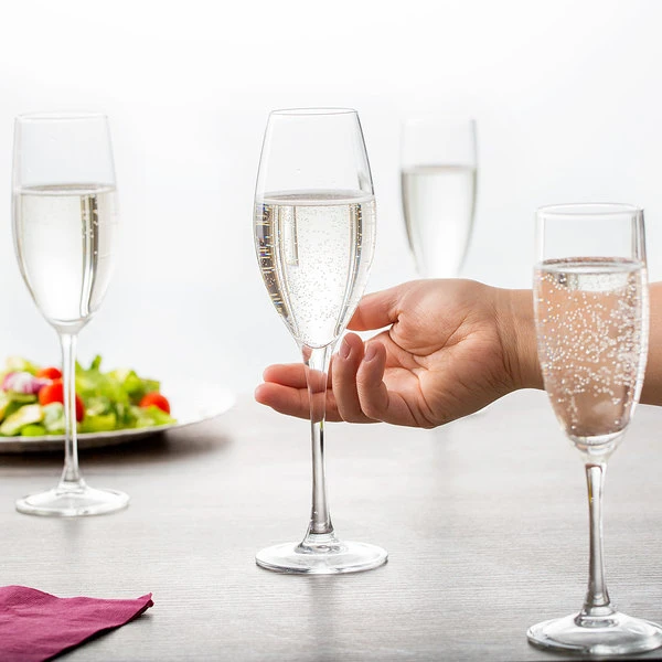 Chef & Sommelier E6250 Grand Cépages 8 Oz. Customizable Flute Glass By Arc Cardinal - 24/Case - Image 4