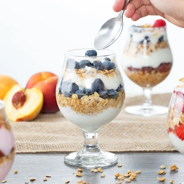 Libbey 3808 16 Oz. Customizable Belgian Beer / Tulip Glass - 12/Case - Image 5