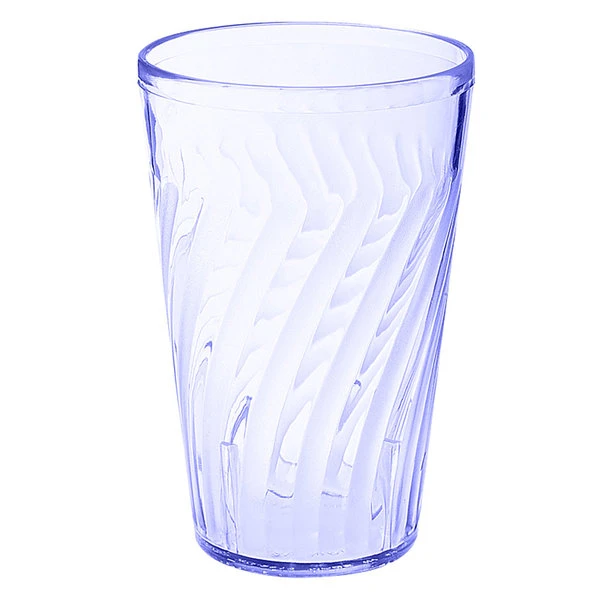 GET Enterprises GET 2212-1-BL Tahiti 12 Oz. Blue Customizable SAN Plastic Tumbler - 72/Case