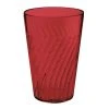 GET Enterprises GET 2224-1-R Tahiti 24 Oz. Red Customizable SAN Plastic Tumbler - 72/Case
