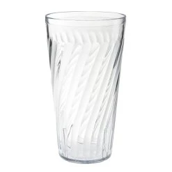 GET Enterprises GET 2232-1-CL Tahiti 32 Oz. Clear Customizable SAN Plastic Tumbler - 72/Case