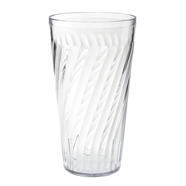 GET Enterprises GET 2232-1-CL Tahiti 32 Oz. Clear Customizable SAN Plastic Tumbler - 72/Case