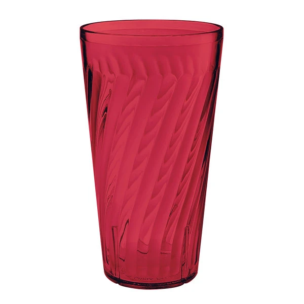 GET Enterprises GET 2232-1-R Tahiti 32 Oz. Red Customizable SAN Plastic Tumbler - 72/Case