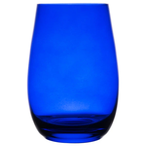 Stolzle S3527012E Elements 16.5 Oz. China Blue Stemless Wine Glass / Tumbler - 6/Pack - Image 2