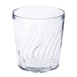 GET Enterprises GET 2209-1-CL Tahiti 9 Oz. Clear Customizable SAN Plastic Tumbler - 72/Case