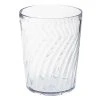 GET Enterprises GET 2211-1-CL Tahiti 12 Oz. Clear Customizable SAN Plastic Short Tumbler - 72/Case