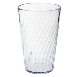GET Enterprises GET 2212-1-CL Tahiti 12 Oz. Clear Customizable SAN Plastic Tumbler - 72/Case