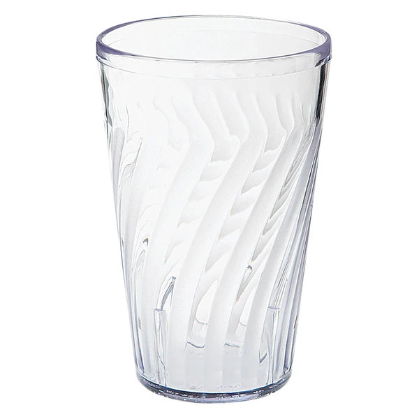 GET Enterprises GET 2212-1-CL Tahiti 12 Oz. Clear Customizable SAN Plastic Tumbler - 72/Case