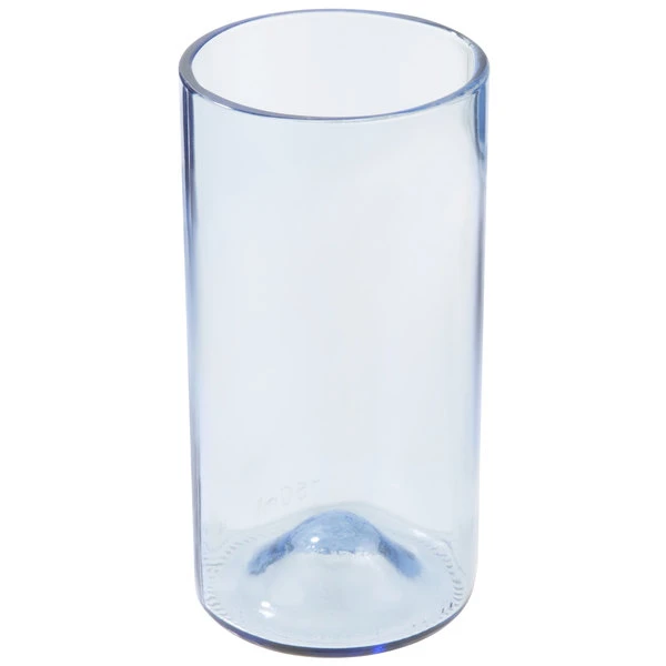 Libbey 97283 16 Oz. Customizable Blue Repurposed Wine Bottle Tumbler - 12/Case - Image 3