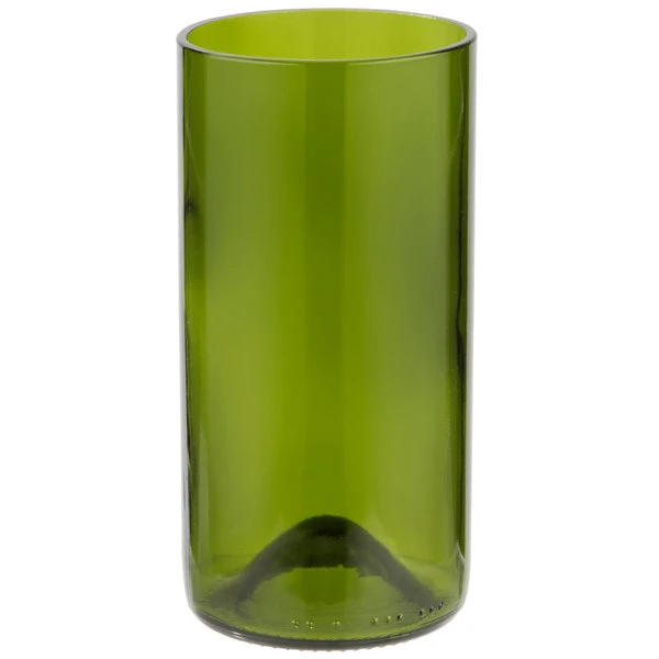 Libbey 97284 16 Oz. Customizable Green Repurposed Wine Bottle Tumbler - 12/Case - Image 3