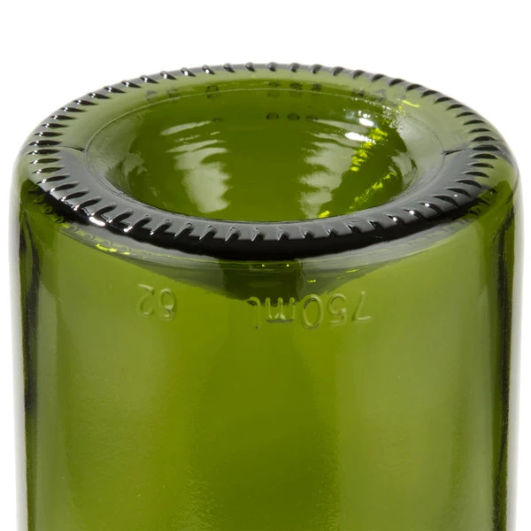 Libbey 97284 16 Oz. Customizable Green Repurposed Wine Bottle Tumbler - 12/Case - Image 5