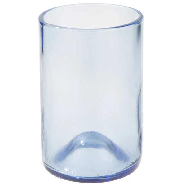 Libbey 97285 12 Oz. Customizable Blue Repurposed Wine Bottle Tumbler - 12/Case - Image 3
