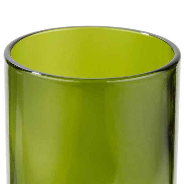 Libbey 97287 12 Oz. Customizable Green Repurposed Wine Bottle Tumbler - 12/Case - Image 4